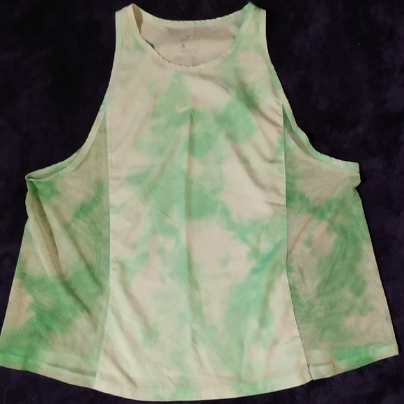 Nike Mint Tie-Dye Women's Tank Top - Picture 1 of 7